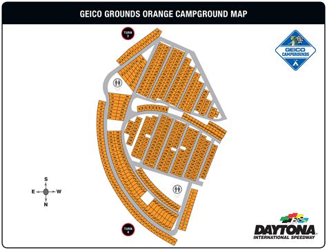 daytona speedway campground map.